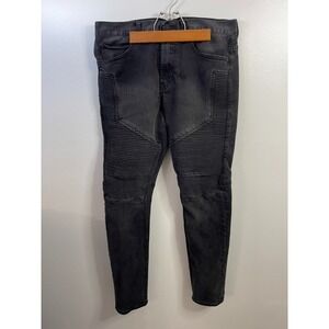 PacSun Mens Stacked SkinnyBlack Jeans‎ Size 32x32